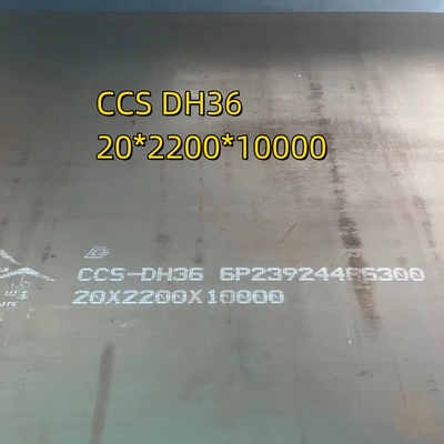 CCS DH36 ABS aço 2200 2500 mm largura 8,10,12,14,16 mm Espessura DH36 Chapa de aço para remodelação de navios